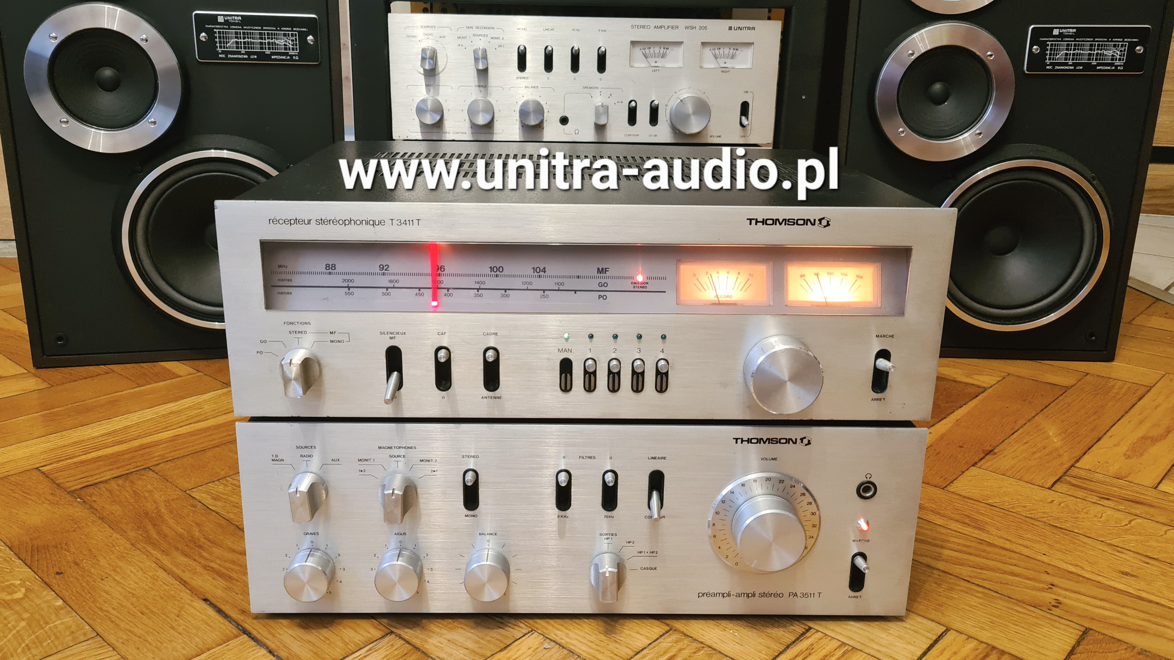 Wzmacniacz FONICA WS-403 + Tuner DIORA  TSH 105